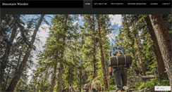 Desktop Screenshot of mountainwander.com